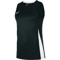 Nike Basketbalshirt met V-hals voor heren (Zwart, Wit)