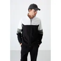 Tommy Life Heren Color-Blocked Zip Sweatshirt en Broek Set