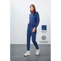 Tommy Life Oversized Sweatshirt en Broek Set met Ritskraag
