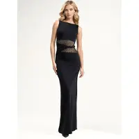 Hiccups for Kids Kanten Cut-Out Gedetailleerde Maxi-jurk