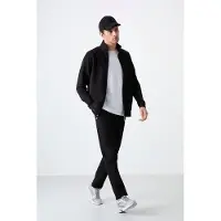 Tommy Life Heren Relaxed Fit Zip-kraag Sweatshirt en Broekset