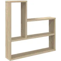 vidaXL Wandplank Sonoma Eiken 60 x 11 x 60 cm Bewerkt hout