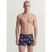 Jack & Jones Boxershorts 'JACLAMINE' lichtblauw / donkerblauw / rood / wit