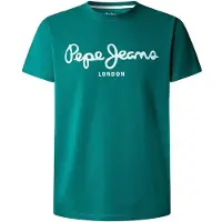 Pepe Jeans Shirt smaragd / wit