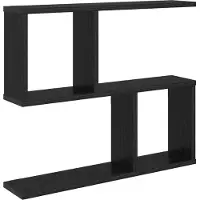 vidaXL Wandplank Zwart eiken 60 x 12 x 50,5 cm Bewerkt hout