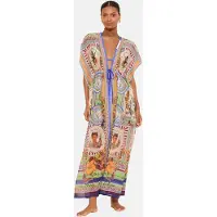 Lipsy Kimono azuur / lichtbruin / lichtgroen / offwhite