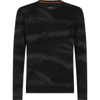 Icebreaker - Thermokleding - M Merino 260 Oasis Vertex LS Crewe Chillwave Black Obsidian J voor Unisex van Wol - Maat XL - Zwart