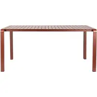 Zuiver Vondel Tuintafel 214x97 cm Rood