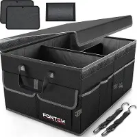 OEM Auto-organizer voor de kofferbak, met antislipbodem, verstelbare banden, meerdere compartimenten, inklapbare reistas, geschikt voor auto, huis en reizen