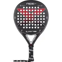Famanu Padelracket, oversized model, voor controle en prestaties - Zwart/Grijs