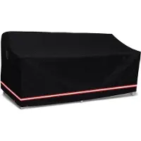 Famanu loungesetovertrek - Water- en UV-bestendig - Zwart