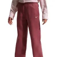 Nike Broek met open zoom voor meisjes Sportswear Studio Fleece - Rood - Kind, Rood