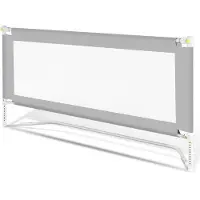 OEM Functionele wiegverhoger met omschakelmechanisme - 66-78 cm hoogte - Grijze wiegverhoger met bevestigingsband