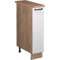 Vicco Apotheekkast Fame-Line, Wit Landhuis/Goudkleurig Eiken, 20 cm, WB Eik