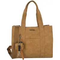 Enrico Benetti Taylor Laptopschoudertas - 15" laptopvak - camel