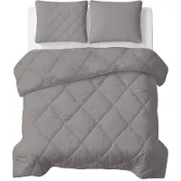 Sleeptime dekbed zonder overtrek incl. kussensloop - Grijs - 240x200