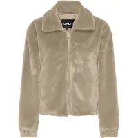ONLY Jas Onldana Sol Faux Fur Jacket Cc Otw 15373829 Silver Mink Dames Maat - XS