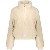 Geisha Jas Teddy Jack Met Hoge Kraag En Zigzag Patroon 69526 19 Off White Dames Maat - M
