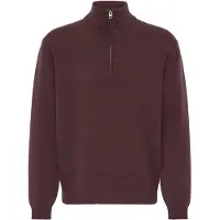 !Solid Trui 'SDRyker' chocoladebruin