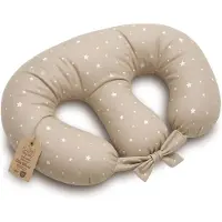 Totsy Baby XXL Voedingskussen voor Tweeling in Halvemaanvorm 90x50 cm baby's
