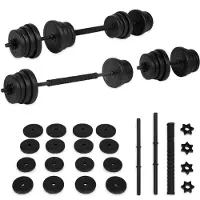 VirtuFit Verstelbare Dumbbellset - 2 in 1 Set - 30 kg - Vinyl