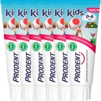 Prodent Kids 0-6 Jaar Tandpasta - 6 x 75 ml - Aardbeiensmaak