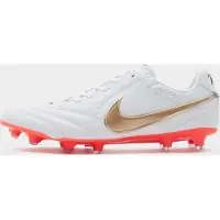Nike Tiempo Ligera Pro Gras Voetbalschoenen (FG) Wit Goud Felrood