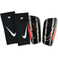 Nike Mercurial Lite Superlock Scheenbeschermers Zwart Felrood Goud