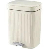 Kitchen Move AURA Rechthoekige emmer van kunststof, 12 liter, wit