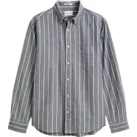 Gant Overhemd heren mélange poplin overhemd met st 3262005/901