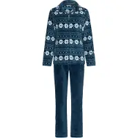 Rebelle MyRebelle - Huispak - Snowy Sparkle - Fleece - Blauw - Rits - Maat 50