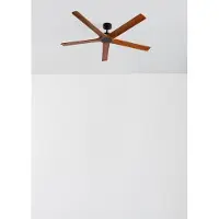 Create - Stille plafondventilator 40W van 100% hout in verschillende mate - XL - Geen licht - Afstandsbediening - WIND INDUSTRIAL WOOD