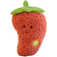 Sonstiges Fruit, groente, knuffel, chilipeper, 20 cm