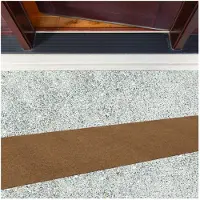 ANRO Deurmat Naturel 180x60cm – Schoonloopmat Antislip Wasbaar Voordeur Hal Binnen & Buiten Op Maat