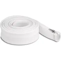 DeLOCK Geflechtschlauch met rits hittebestendig 3 m x 50 mm wit - Delo
