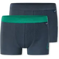 Schiesser Onderbroek ' Fine Rib Multi ' donkerblauw