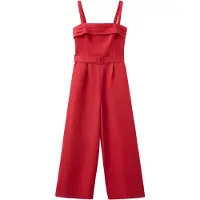Mango Jumpsuit rood