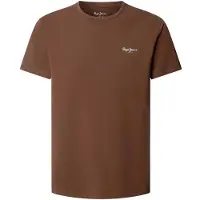 Pepe Jeans Shirt bruin / wit