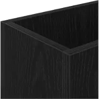 vidaXL Opslaghaak & Rek Zwart Eiken 40 x 20 x 55,5 cm Bewerkt hout
