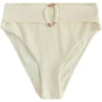 Next - Dames - Hardware bikinibroekje met hoge taille - Crème