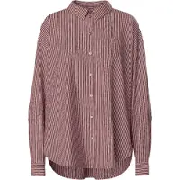 Pieces Blouse 'PCEMMY' chocoladebruin / rosé