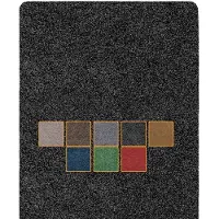 ANRO Deurmat Zwart 180x60cm – Schoonloopmat Antislip Wasbaar Voordeur Hal Binnen & Buiten Op Maat