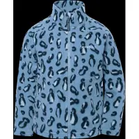 Didriksons - Kid's Monte Printed Full-Zip - Fleecevest 120, blauw