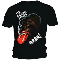 Ginza.se The Rolling Stones - Grrr Black Gorilla Heren T-shirt - M - Zwart
