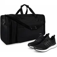 Trizand sporttas - zwart - 70 x 29 x 32 cm - 70L - codura - schouderband - waterafstotend