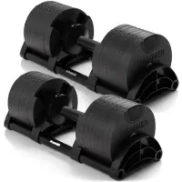 Hammer Smartlock 40kg Dumbbell 2 Units Zwart 2 x 20 kg