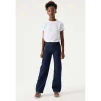 Garcia Ilvy straight leg jeans - donkerblauw Meisjes Denim Effen - maat 146