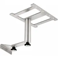Sotech Tuinligstoel, aanbouwtafel, draaibaar, roestvrij staal 304