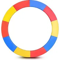 OEM Trampoline beschermmat 244 cm, multicolor – duurzame beschermmat tegen veren