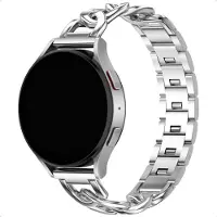 Selencia Chain bandje - Universeel 20 mm aansluiting - Zilver